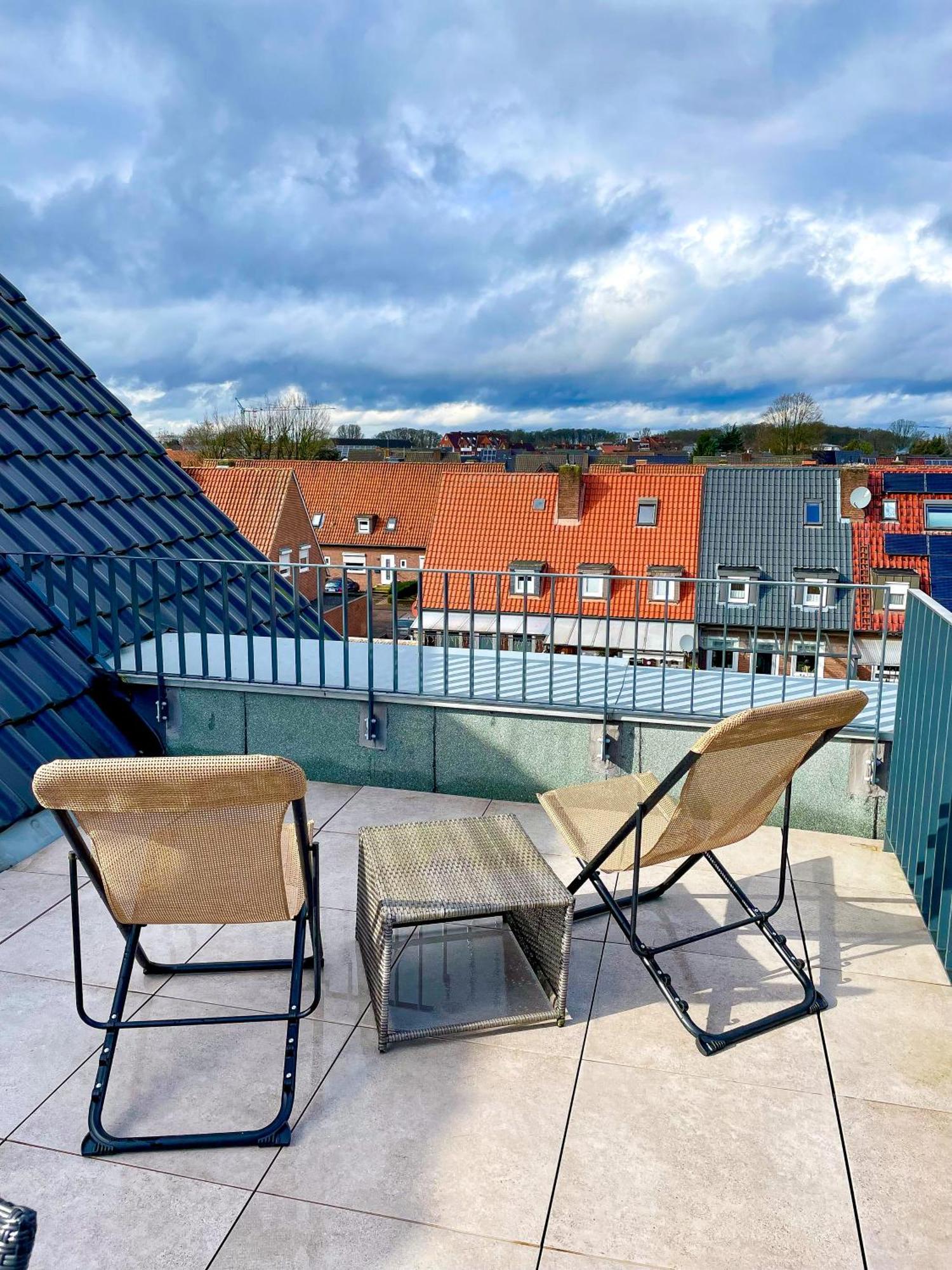 Ahaus: Stadtoase Mit Terrasse & Privater Garage Ngoại thất bức ảnh