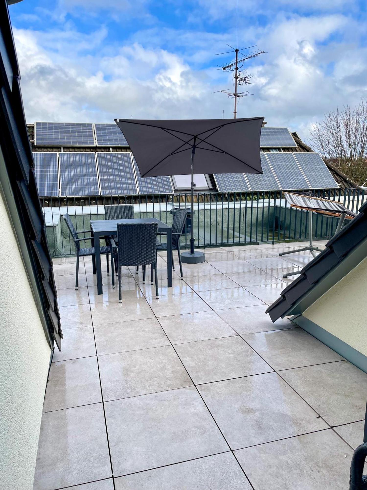 Ahaus: Stadtoase Mit Terrasse & Privater Garage Ngoại thất bức ảnh