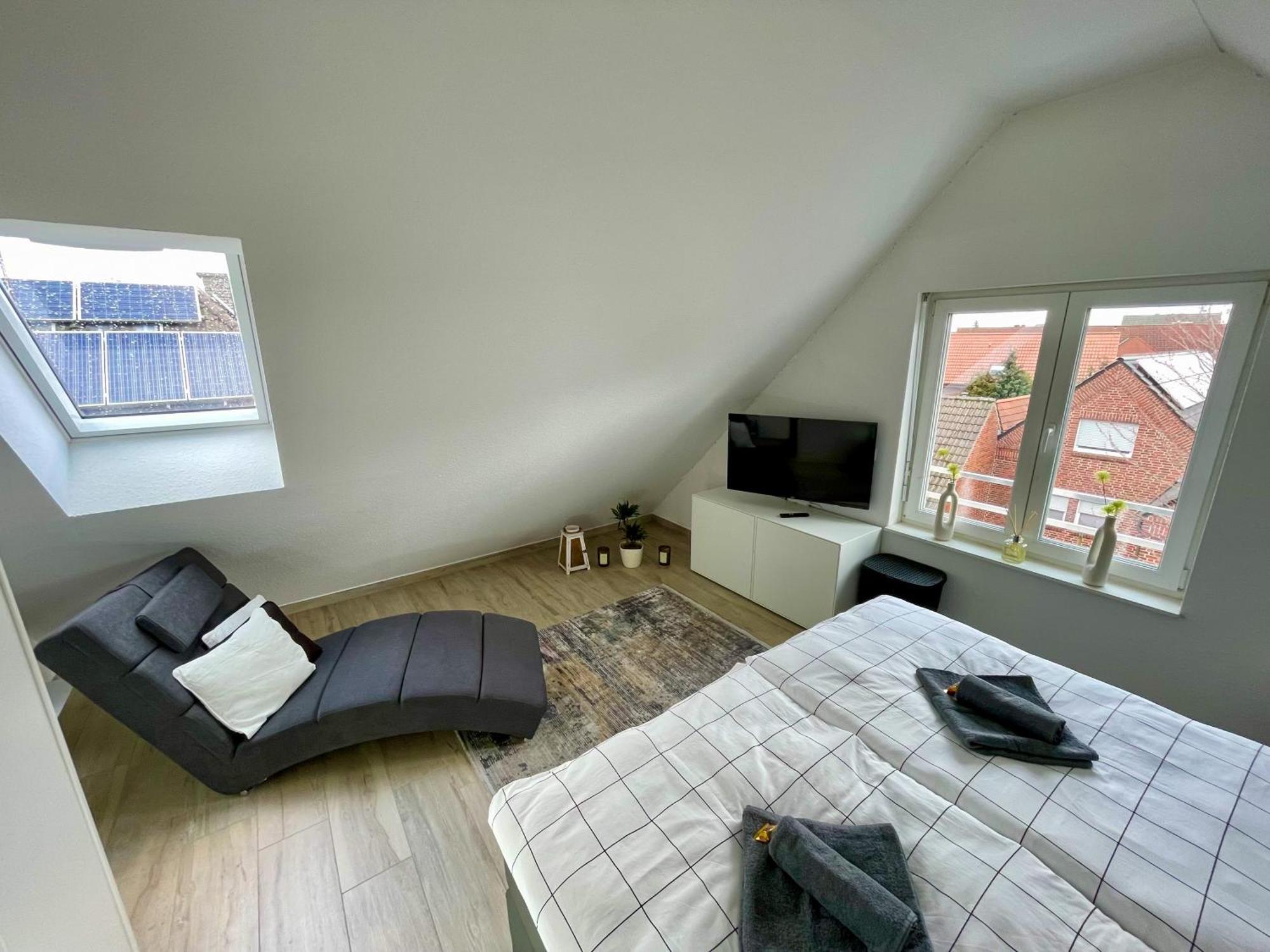 Ahaus: Stadtoase Mit Terrasse & Privater Garage Ngoại thất bức ảnh